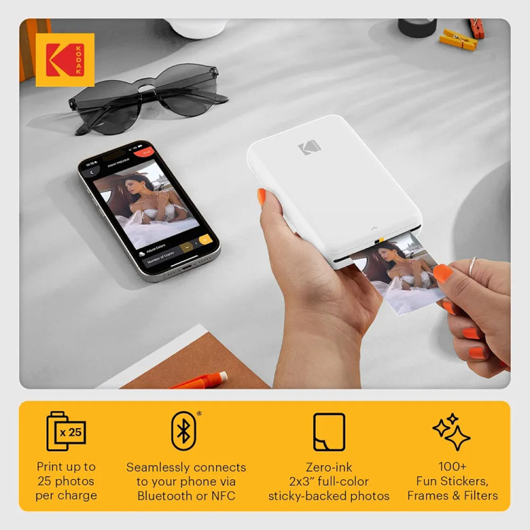 چاپگر عکس فوری گوشی KODAKSTEP برند کداک