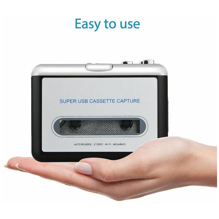 پخش کننده کاست USB و مبدل نوار کاست به MاP3 با قابلیت معکوس کردن خودکار و پخش استریو