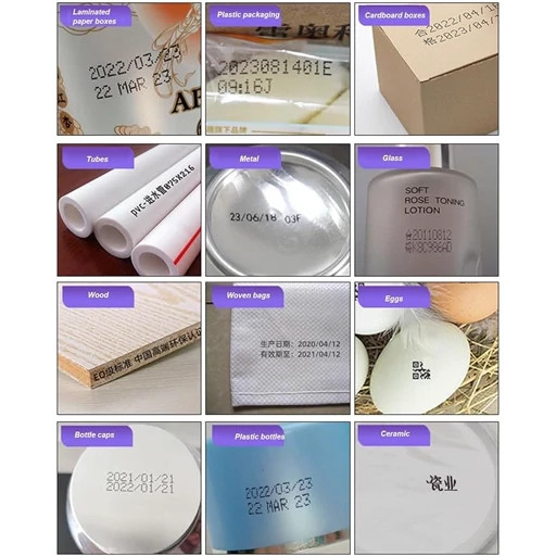 چاپگر کوچک دستی مدل DP19 ابزار کدنویسی هوشمند و دستی برای درب بطری و کارتن بدون کارتریج
