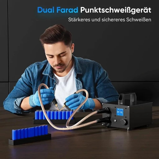دستگاه جوش نقطه ای برندSEESIIبا خازن3000،F 250دنده قابل تنظیم مدل SE-223