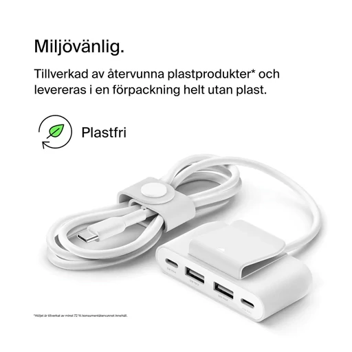 هاب 4پورت برند بلکین 30وات شارژ سریع برای آیفون و سامسونگ