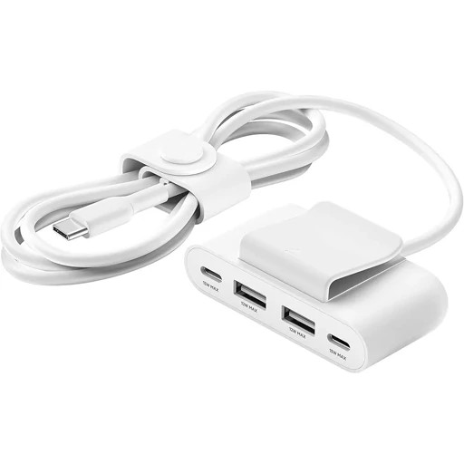 هاب 4پورت برند بلکین 30وات شارژ سریع برای آیفون و سامسونگ