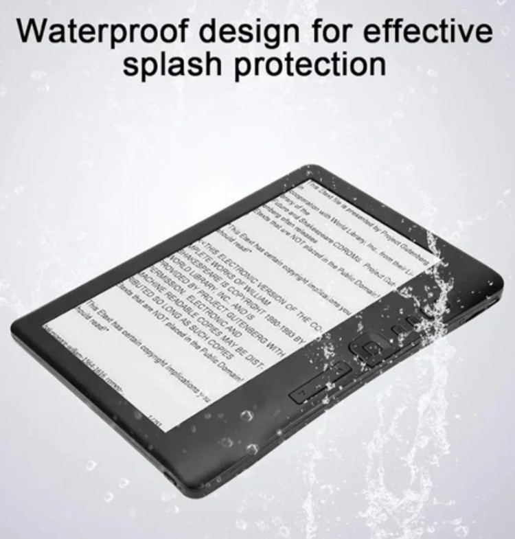 کتابخوان 7 اینچی BK7019 قابل حمل صفحهنمایش رنگارنگ بدنه یکپارچه ضد آب