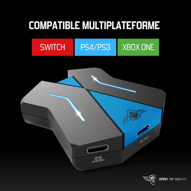 آداپتور موس و کیبورد SPIRIT OF GAMER مناسبPS4/PS3/XBOX ONE