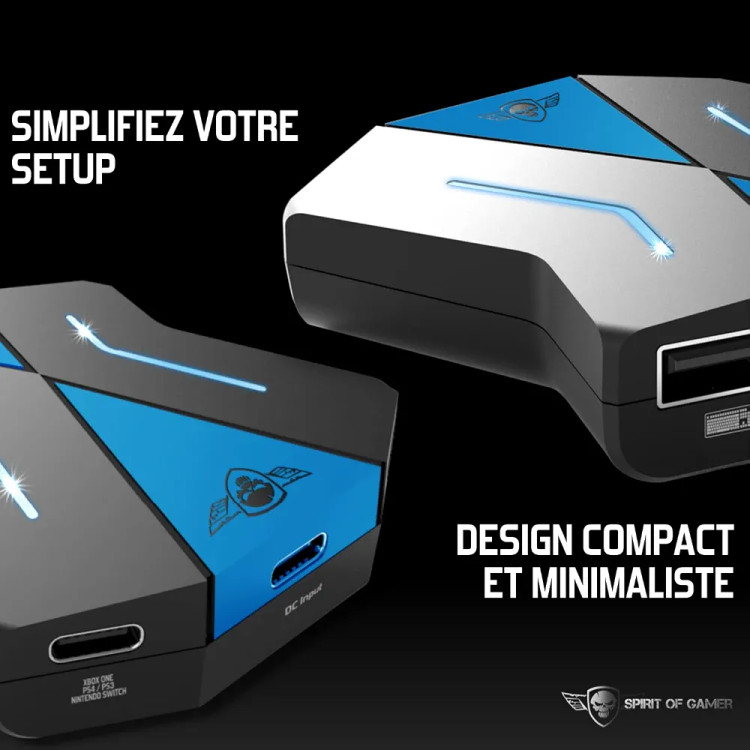 آداپتور موس و کیبورد SPIRIT OF GAMER مناسبPS4/PS3/XBOX ONE