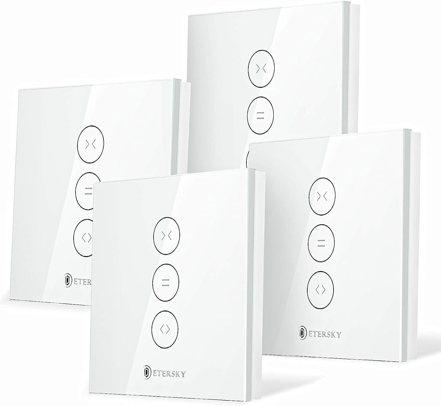 کلید هوشمند پرده کرکرهای با پنل لمسی پک 4 عددی Etersky WF-CS01