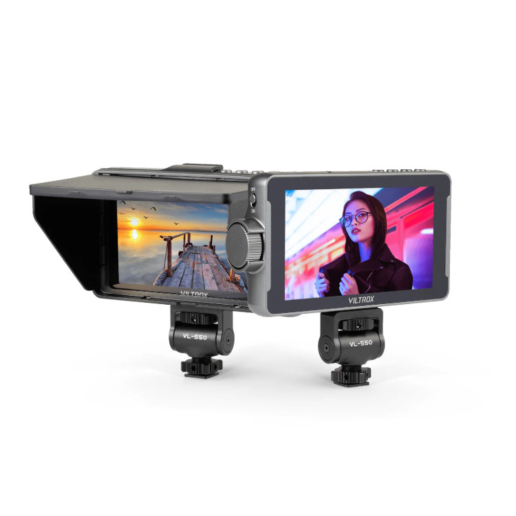 مانیتور قابل حمل Viltrox DC-550 با اندازه ۵.۵ اینچ و کیفیت Full HD، پشتیبانی از 4K HDMI و روشنایی ۱۲۰۰ نیت