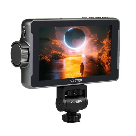 مانیتور قابل حمل Viltrox DC-550 با اندازه ۵.۵ اینچ و کیفیت Full HD، پشتیبانی از 4K HDMI و روشنایی ۱۲۰۰ نیت