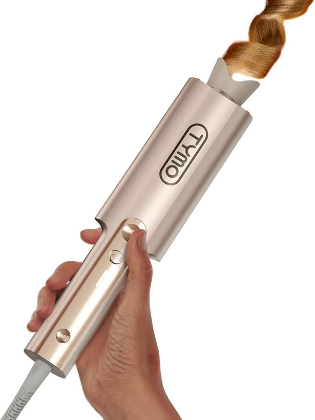 فرکننده موی چرخشی اتوماتیک TYMO CurlPro Plus - فرکننده موی بلند ارتقا یافته فرکننده موی سرامیکی ضد سوختگی، یونی 600M
