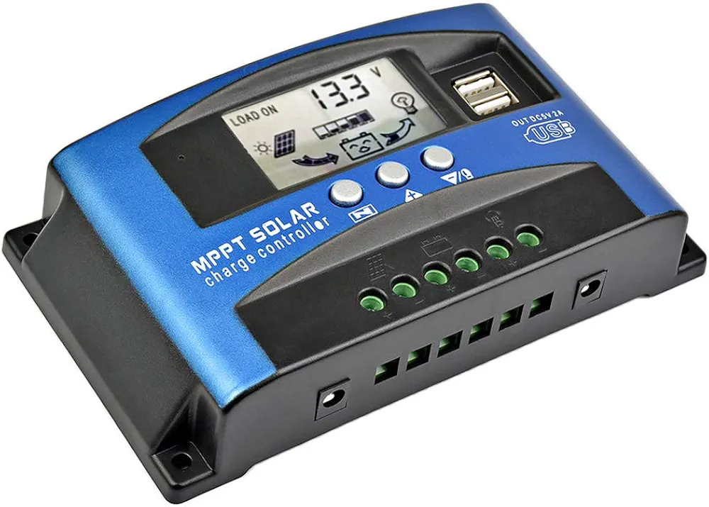 کنترل کننده شارژ خورشیدی 60A MPPT، صفحه نمایش LCD، USB دوگانه، حالت های کنترل بار چندگانه، کنترل کننده شارژر خورشیدی با فناوری MPPT با حداکثر جریان شارژ برندSONYIMA