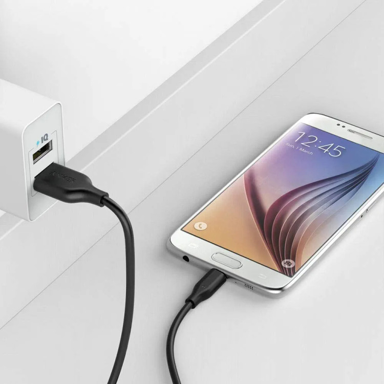 کابل شارژر Micro USB , Usb پک 3تای Anker