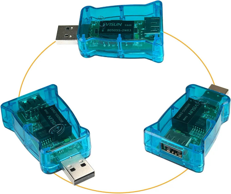 ایزولاتور USB مدل SH-G01A ساخت شرکت DSD TECH با تراشه ADUM3160 به طول 12 متر