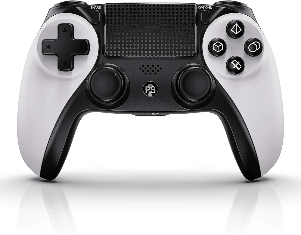 دسته بازی بی سیم STK-4003L برایPS4/PS4 پرو/اسلیم با حرکت ژیروسکوپ ۶ محوره، ویبره دوگانه، پنل لمسی و عملکرد صوتی