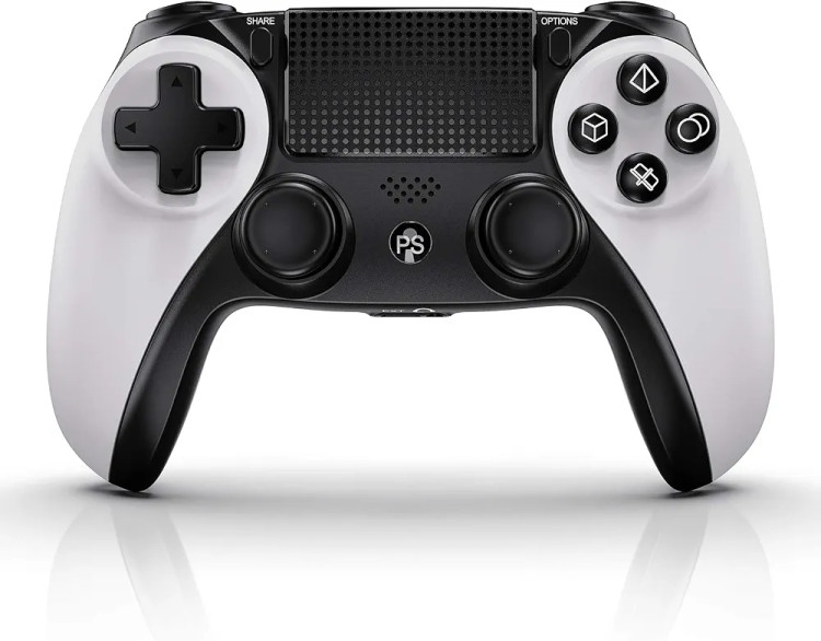 دسته بازی بی سیم STK-4003L برایPS4/PS4 پرو/اسلیم با حرکت ژیروسکوپ ۶ محوره، ویبره دوگانه، پنل لمسی و عملکرد صوتی