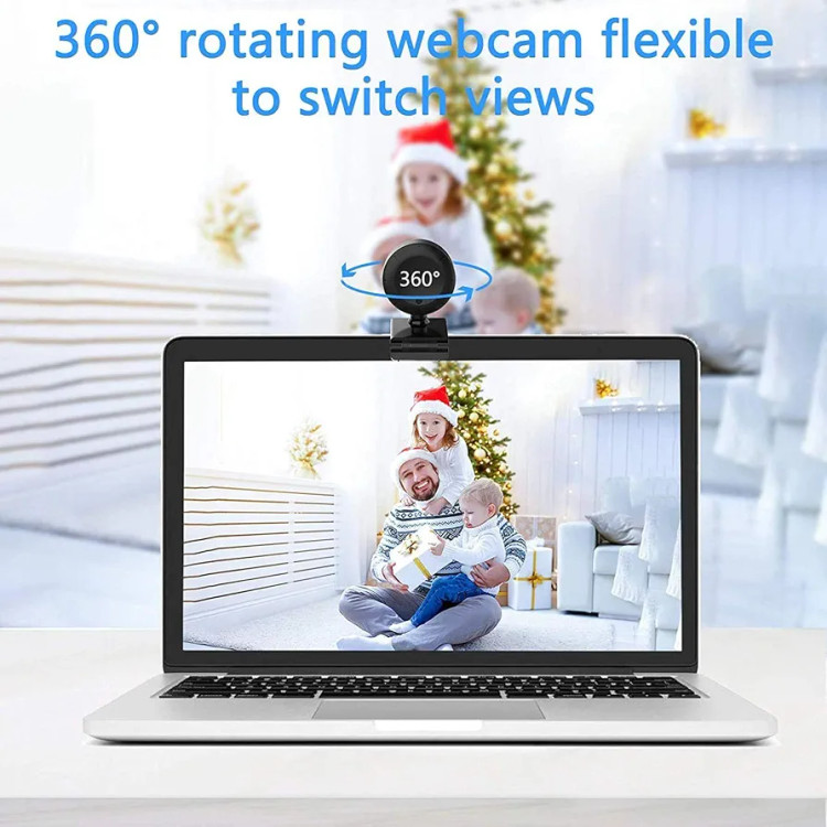وب کم ITSHINY مدل M2 کیفیت 2K با میکروفون داخلی و چراغ