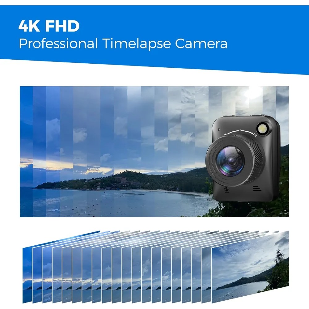 دوربین تایم لپس Dsoonسون4K شارژی ضدآب