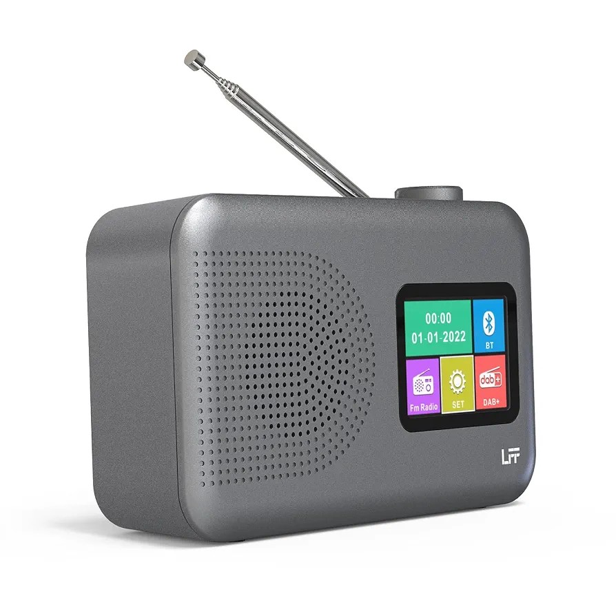 رادیو دیجیتال DAB+/FM حافظه مورد علاقه/آنتن تلسکوپی/پشتیبانی از عملکردهای بلوتوث برندLFF