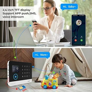 سیستم دزدگیر هوشمند15عدد 2G GSM و WiFiمدلT53A