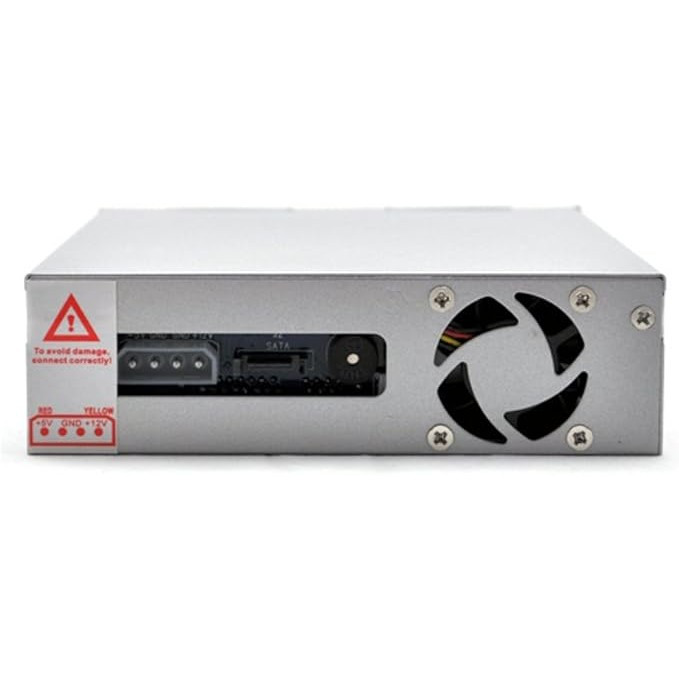 هارد دیسک SATA قابل جدا شدن آلومینیومی Vantec EZ Swap 4 اینچی بدون سینی با LCD و فن MRK-401ST-BK