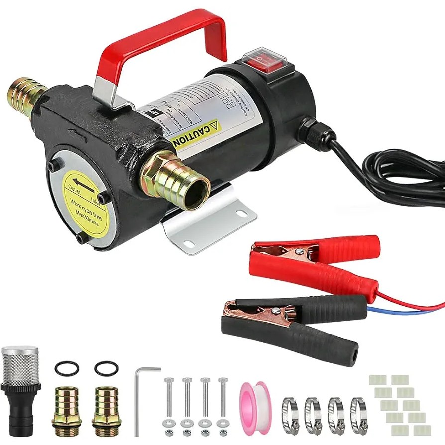 پمپ انتقال روغن دیزل DC12V قدرت 175وات سرعت4500دور در دقیقه برندAnesty