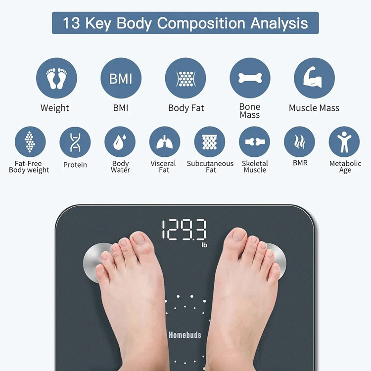 ترازوی دیجیتال هوشمند برندHomebudsمدلHB902
