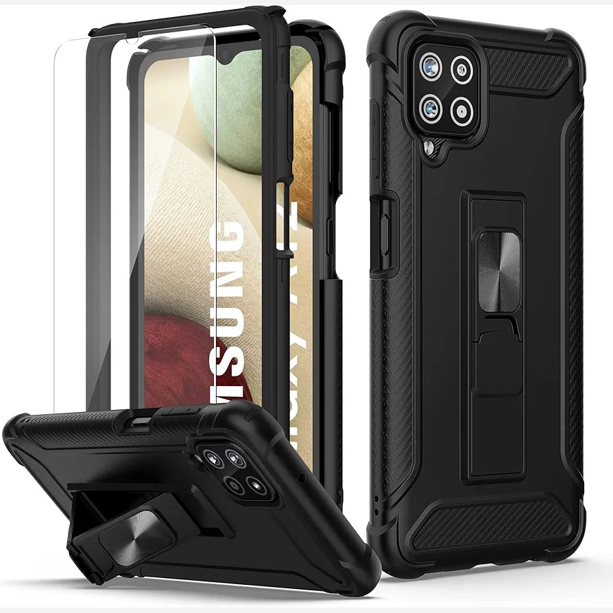 قاب و گلس سامسونگ A12برندORETECH