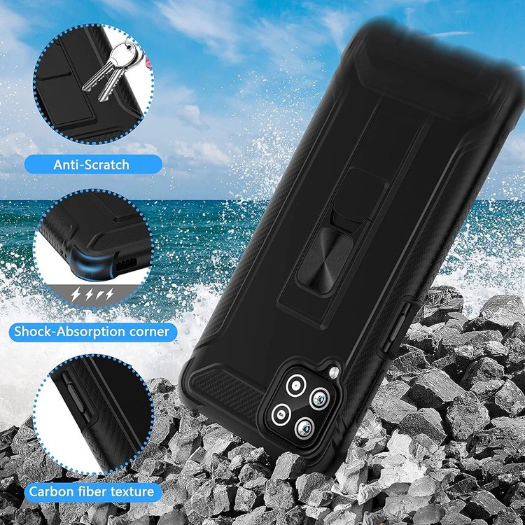 قاب و گلس سامسونگ A12برندORETECH