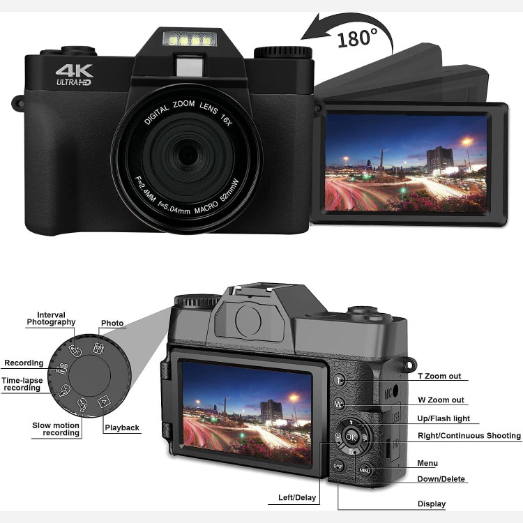 دوربین دیجیتال48مگاپیکسل 4K