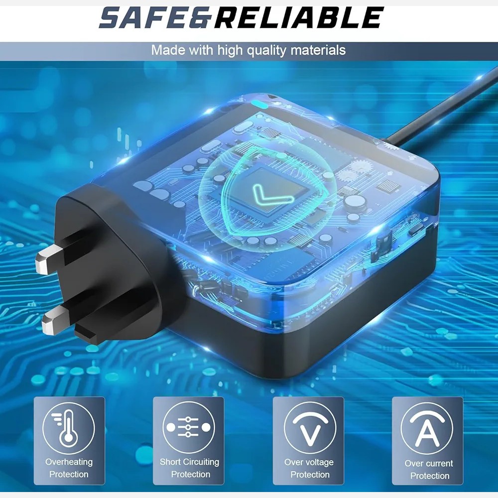 کابل شارژر آداپتور 65 واتی Futurebatt برای لپتاپ لنوو