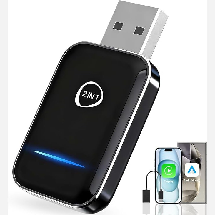 کارپلی اندروید2درCarplay1وAndroid Autoنسخه،ارتقا یافته 2026،وای فای سریع دو باده.5گیگاهرتز2.4گیگاهرتز