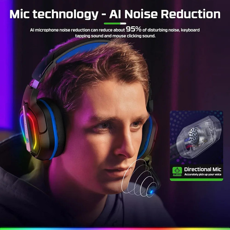 هدست بازیFachixyFC200برایPS4.PS5.Xbox.Switchبا نورRGB