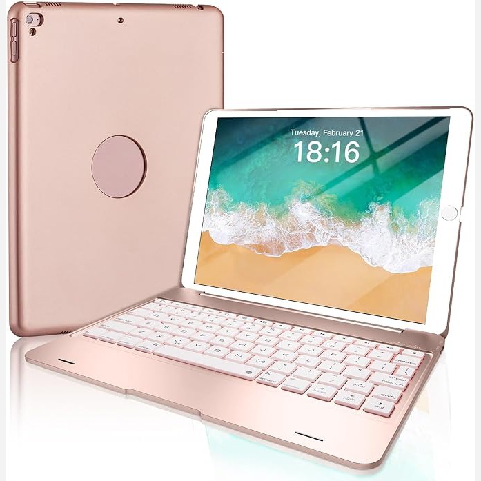 کیبوردو کاورآیپدF19.F19Bبرای آیپدایر.ایر2پرو 9.7اینچی