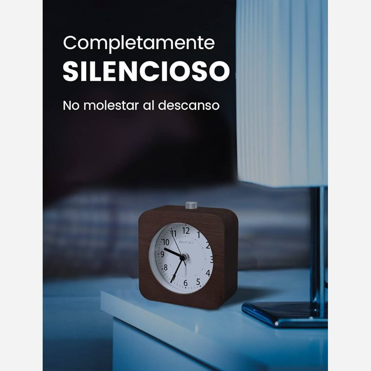 ساعت زنگ دار چوبی ساعت زنگ دار آنالوگ برند aboveClock مدل S01S