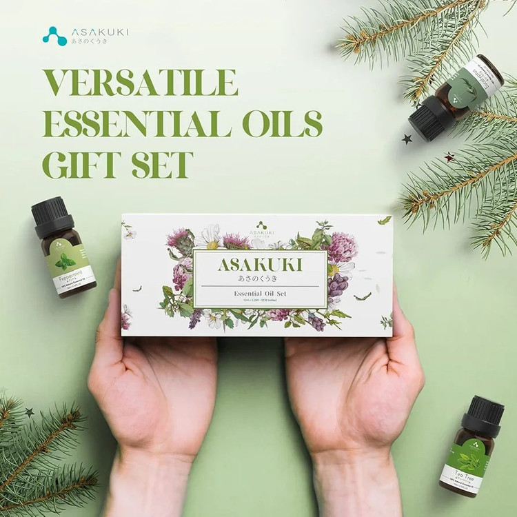 دستگاه بخوره و رطوبت ساز LEDبا 6عددعصاره گیاهی ضروری 4عددتایمر و 15طیف رنگی برندآساکوکی