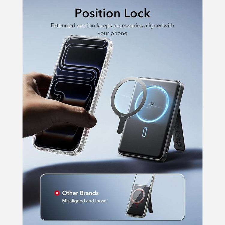 حلقه مغناطیسی گوشی آیفون و سامسونگ HaloLocK360ارتقا بهMagSate پک 2عددی