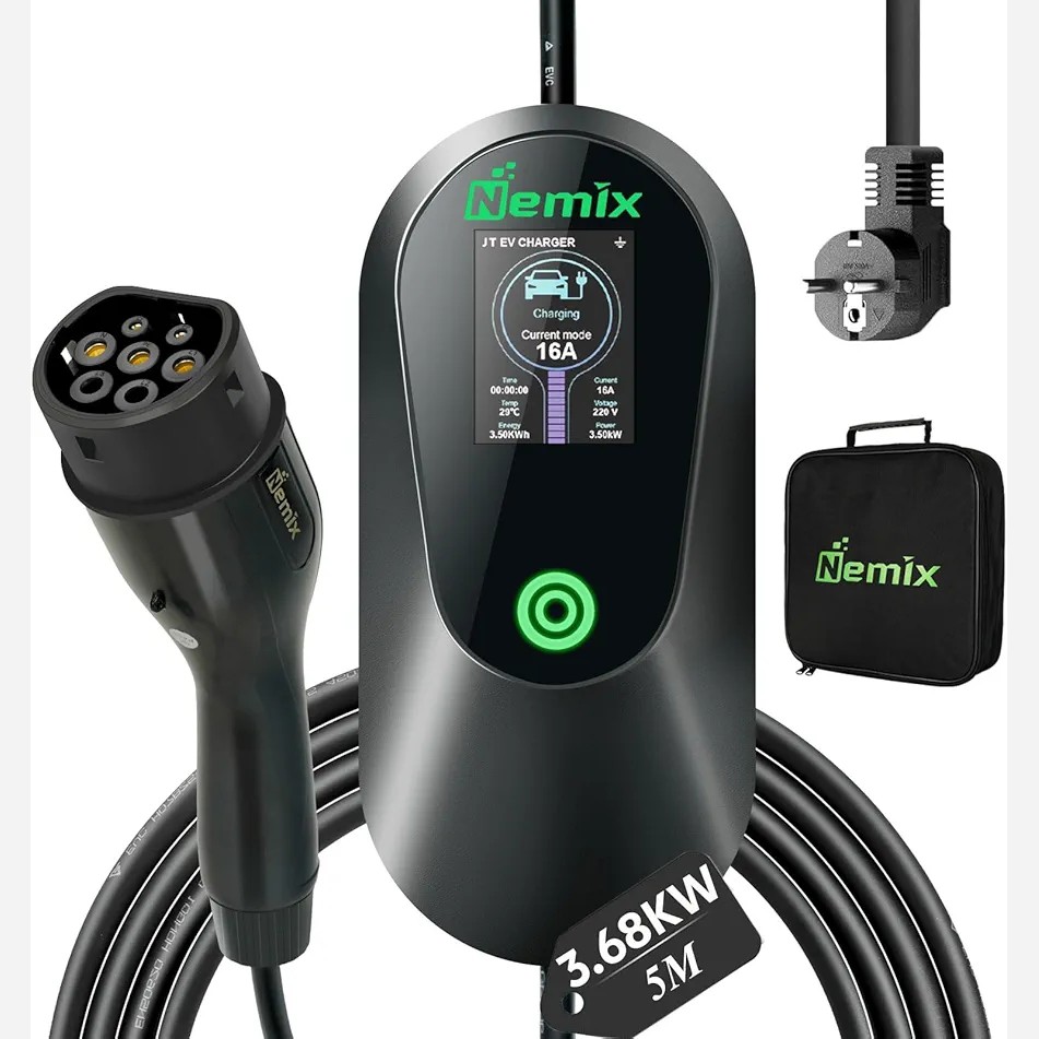 شارژر خودرو برقی برندNemiXکابل شارژرEV