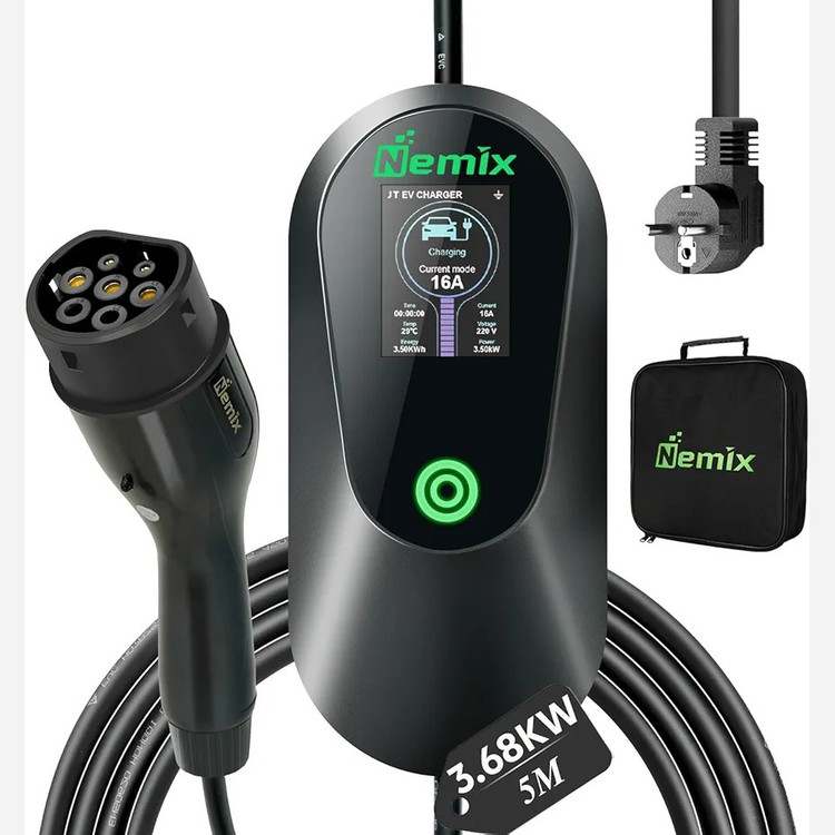 شارژر خودرو برقی برندNemiXکابل شارژرEV