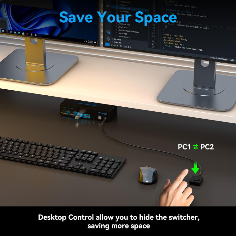 سوئیچ KVM برند VPFCTمدل4K.SW271