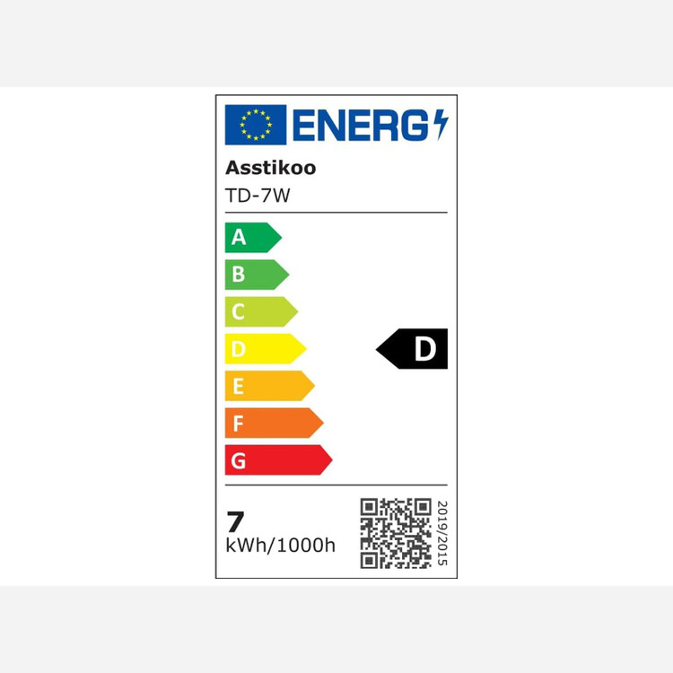 چراغ سقفی توکار 6LEDعددی برندAsstikoo قابلیت تغییر در3رنگ3CCT