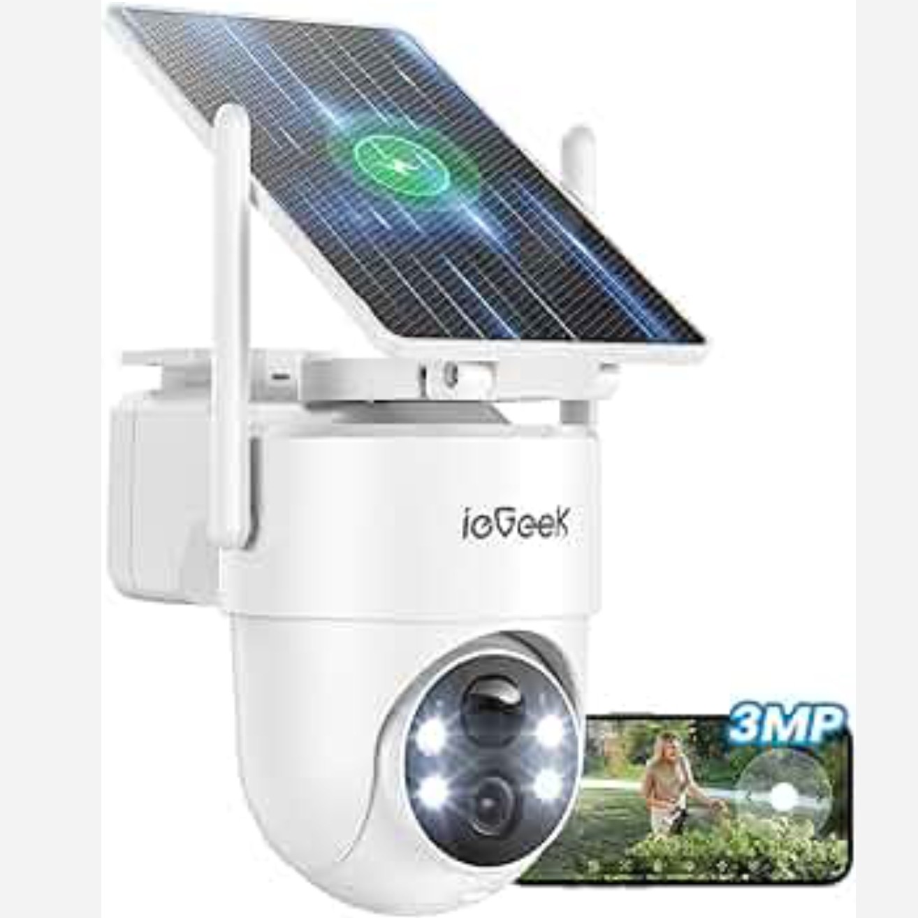 دوربین امنیتی پنل خورشیدیieGeek2KمدلS5