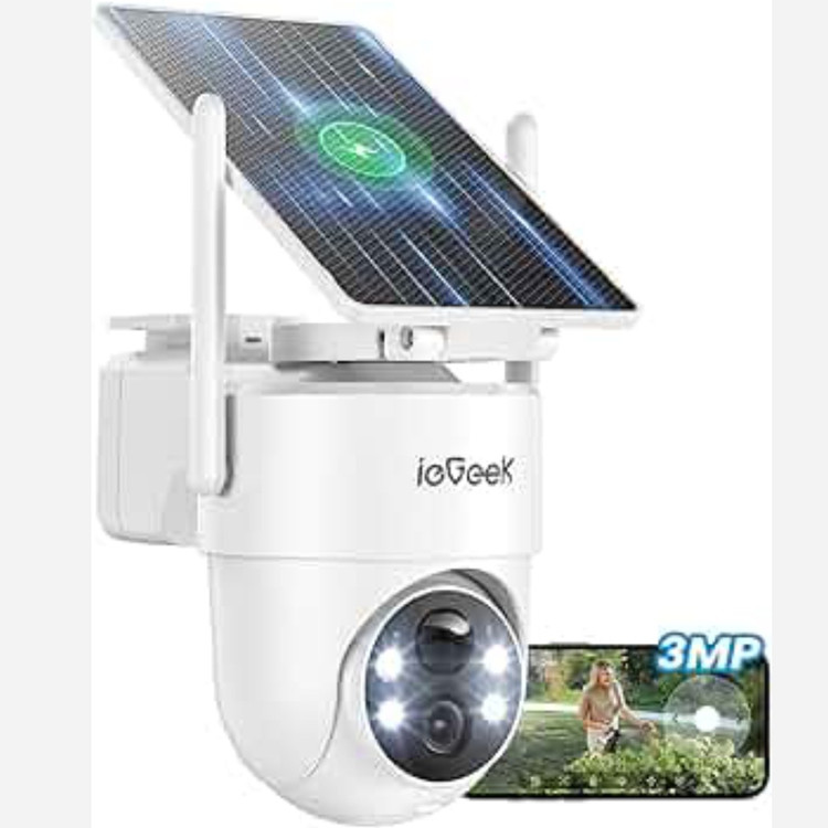 دوربین امنیتی پنل خورشیدیieGeek2KمدلS5