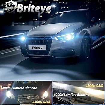 لامپ زنونHID Briteye 6000Kبا نور سفید D1S