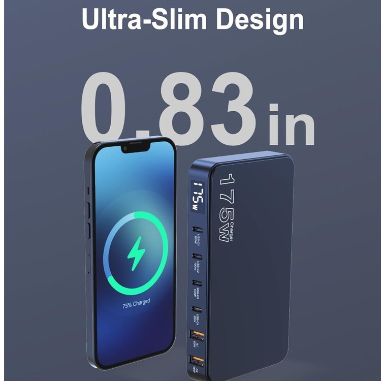 شارژر سریع 175 وات 6 پورت PD3.0 مدلBK-112D