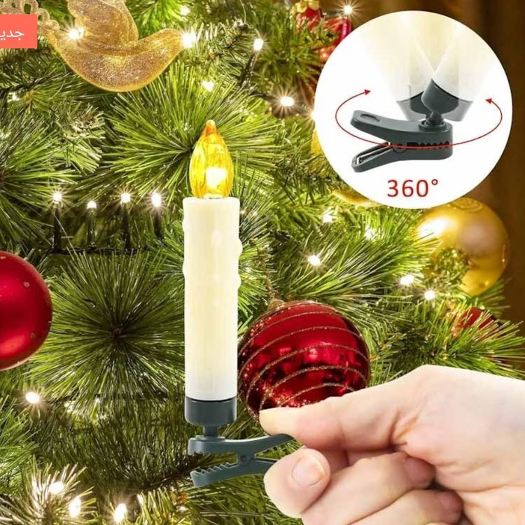 چراغ های شمعی LED کنترل از راه دور بسته 20 عددی با باتری و تایمر