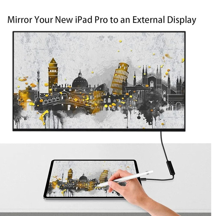 کابل USB- Cبه DVI برند Anemnoتولید آمازون180سانتی