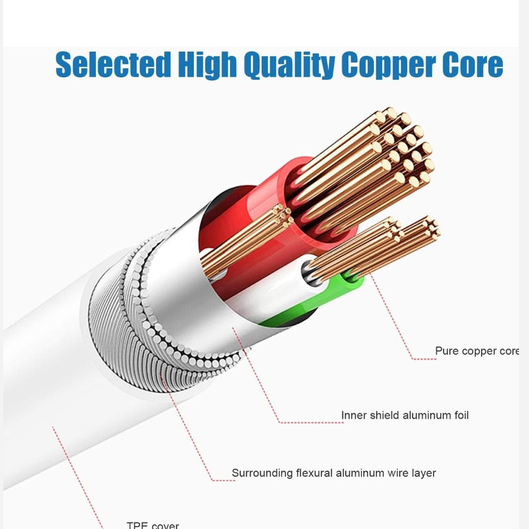 تبدیل لایتینگ به جک 3.5 میلیمتری هندزفری آیفون برند Highspirit اورجینال امازون