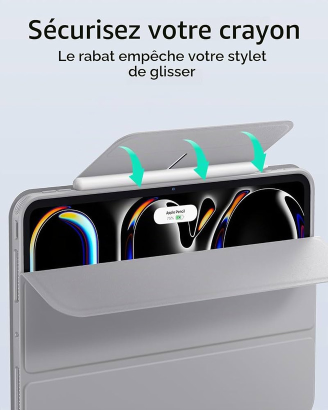کیف آیپد 12.9 اینچی برند ESR مدل ESR iPad Pro 12.9 Rebound Hybrid Case 360