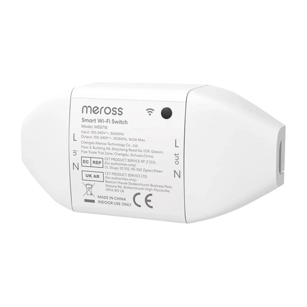 سوئیچ وای فای Meross DIY مدلMSS715هوشمند کنترل صوتی نظارت بر انرژی.16آمپر