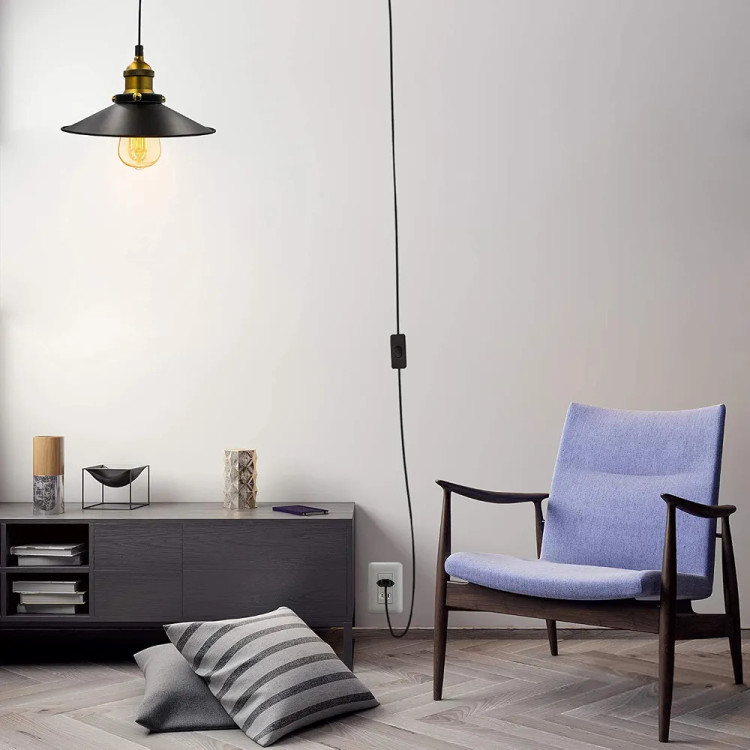 چراغ آویز مدرن رو کار کابل 450سانتی سرپیچ E27