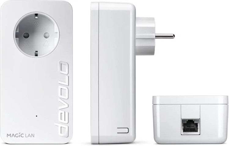کیت پاورلاین devolo Magic 2 LAN آداپتور پاورلاین2400مگابایت بر ثانیه پک 2عددی